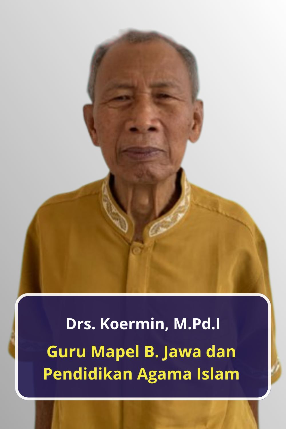 Drs. Koermin, M.Pd.I (H)